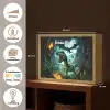 Dinosaurus - Draak - Jungle - Groen Light Box met batterij (Wandlamp kind) middel -USP_websiteoverzichtNL