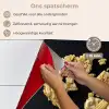 Wereldkaart - Pasta - Zwart keuken achterwand spatscherm klein -spatscherm_NL
