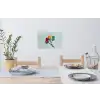 Lollys - Schaduw - Drie - Blauw Muursticker klein -eettafel