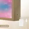 Sterren - Abstract - Kleuren Light Box met batterij (Wandlamp kind) middel -USP_websiteoplaadbaarNL