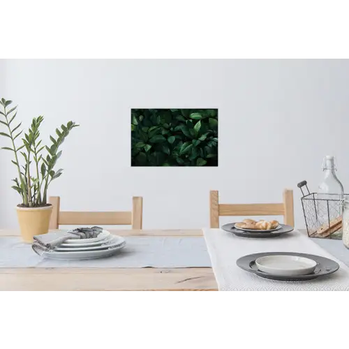 Bladeren - Ovaal - Groen - Nerven Muursticker klein -eettafel