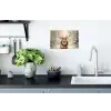 Kerst - Rendier - Winter - Krans Muursticker klein -keuken
