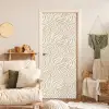 Zebra - Patroon - Beige deurposter klein 289 -sfeer2