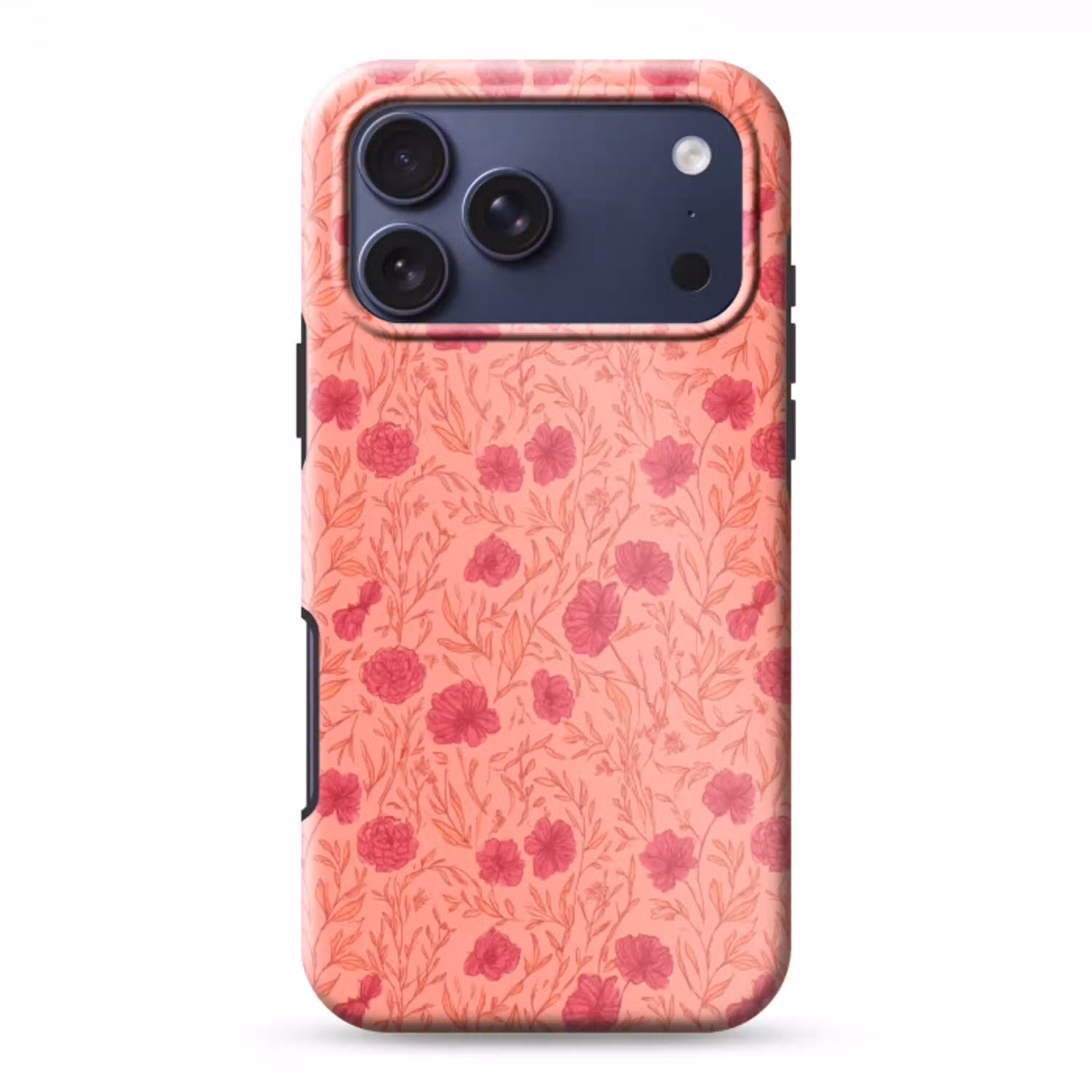 Weidebloemen - Romantisch - Roze Toughcase MagSafe Apple iPhone 17 Pro Max klein 1019 -3d
