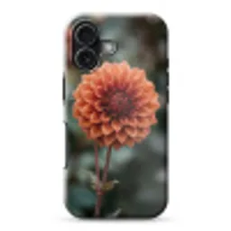 Dahlia - Bloem - Natuur - Sfeervol Toughcase MagSafe Apple iPhone 17 klein -3d