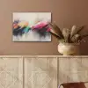 Dynamisch - Abstract - Kleurrijk - Zwart PET vilt klein -sfeer4