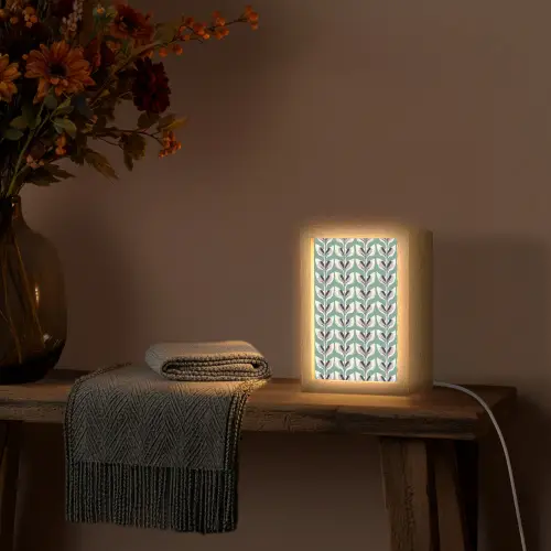 Retro - Modern - Groen Light Box met kabel (Tafellamp) klein 925 -sfeer4