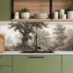 Natuur - Bos - Eik keuken achterwand 2 middel -sfeer3