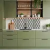 Klassiek - Stippen - Zwart keuken achterwand 2 middel 871 -sfeer3