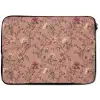 Botanisch - Bloemen - Roze laptophoes neopreen klein 279 -zkaufland3dotto