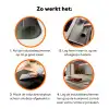 Vrouw - Chocolade - Frambozen - Aardbeien - Koekjes Inductie beschermer vinyl 3mm klein -zzzzzzz-td-werking