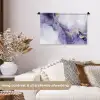 Paars - Modern - Marmer - Abstract Wandkleed katoen klein -sfeer1