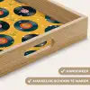 Muziek - Patroon - Geel Dienblad Rechthoek middel 911 -USP_HandgreepNL