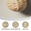 Pinda - Ruw - Beige Akoestische PET Vilt - Rond klein -closeup_NL
