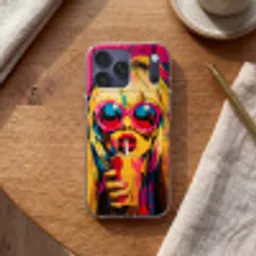 Zonnebril - Roze - Vrouw - Rietje Telefoonhoesje iPhone 17 Pro Max klein -sfeer1