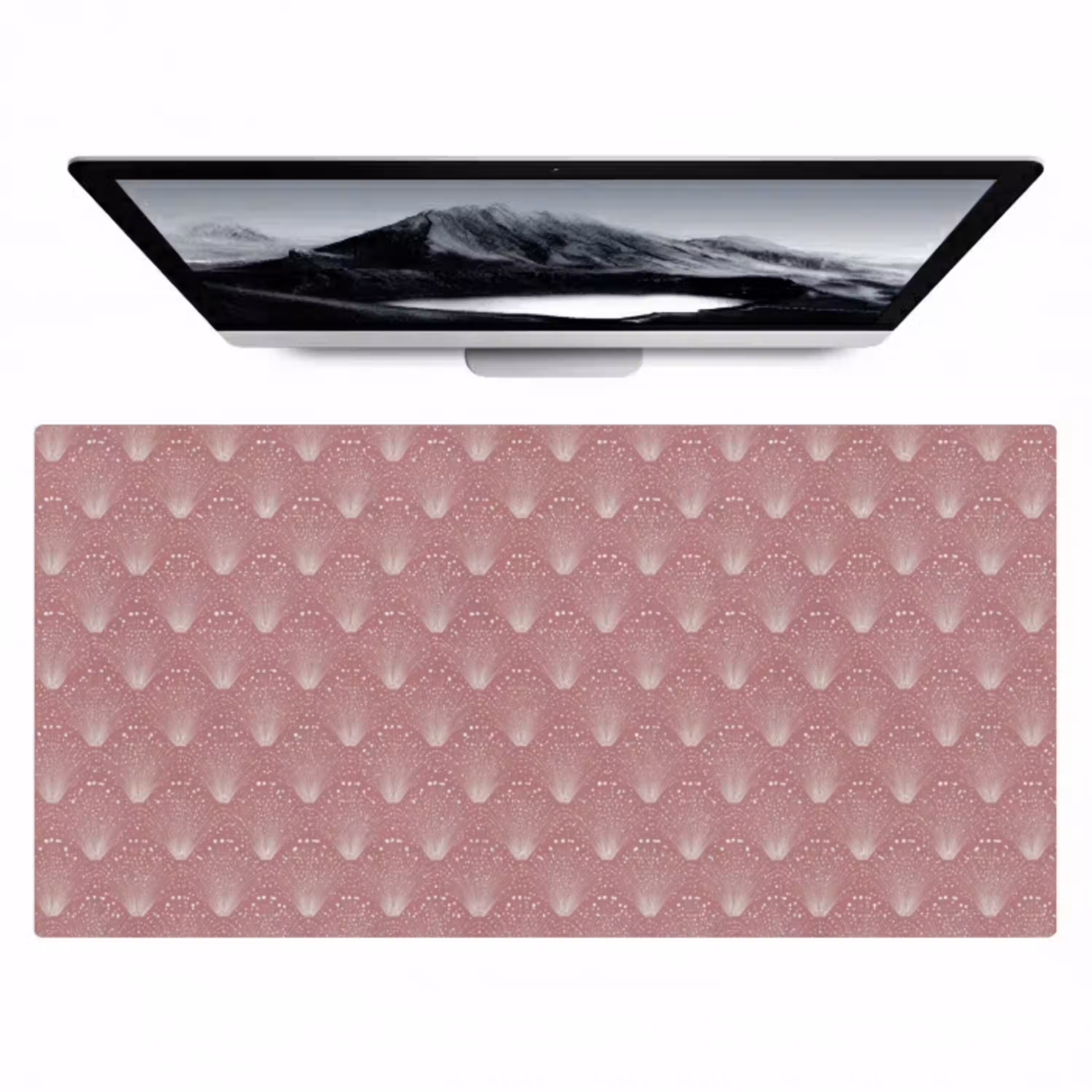 Trendy - Patroon - Roze Muismat XXL klein 681 -zzz3d