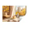 Thee - Boek - Thee - Herfst Muursticker klein -3d