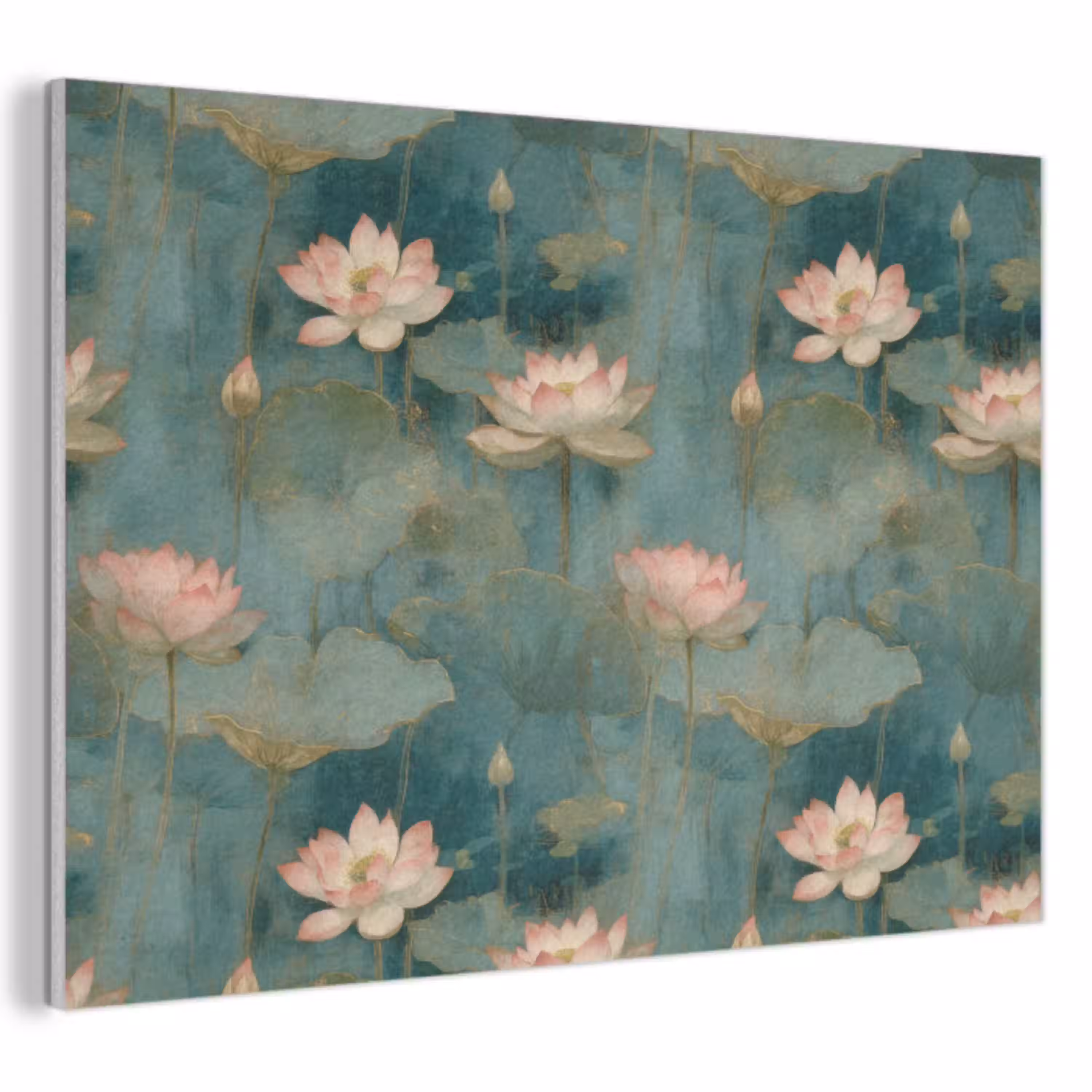Botanisch - Bloemen - Roze PET vilt klein 837 -3d