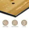 Pannenkoeken - Eten - Honing - Geel aluminium wit klein -closeup_NL