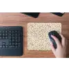 Luipaard - Klassiek - Beige muismat rubber klein 262 -toetsenbord