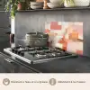 Kunst - Roze - Abstract keuken achterwand spatscherm klein -usp_FR