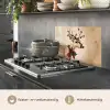 Gewei - Kerst - Rendier - Rood keuken achterwand spatscherm klein -usp_NL