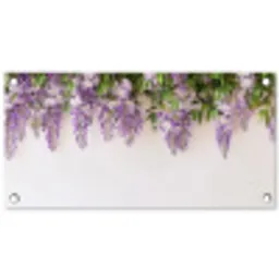 Blauwe regen - Bloemen - Paars tuinposter los doek klein -3d