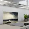 Zee - Rotsen - Storm keuken achterwand spatscherm klein -3d_schuin