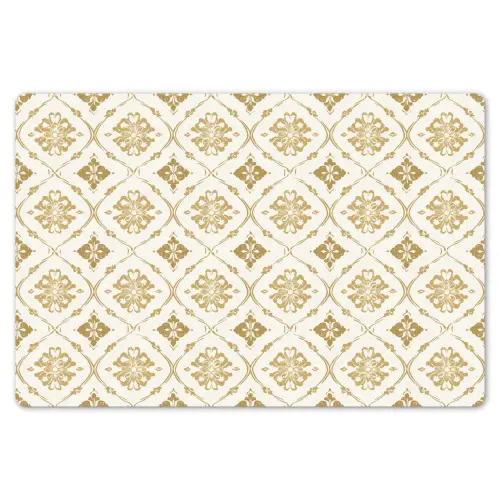 Ornament - Klassiek - Goud Placemat vinyl groot 368 -zzsfeer1_Kitchenyeah-website