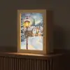 Kerstdorp - Huizen - Sneeuw - Kerst Light Box met kabel (Tafellamp) klein -z3d_website