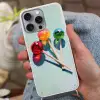 Lollys - Schaduw - Drie - Blauw Hoesje iPhone 16 Pro Max met koord klein -sfeer3