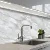 Grijs - Wit - Marmer keuken achterwand 2 middel 871 -3d_schuin