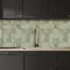Vlakken - Rustiek - Groen keuken achterwand 2 middel 871 -sfeer1