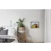 Doorkijk - Koe - Weiland - Landschap - Dieren textielposter latten blank klein -woonkamer