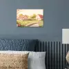 Schapen - Huisje - Platteland poster papier klein -sfeer2