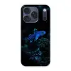 Vis - Stippen - Koraal - Blauw Telefoonhoesje iPhone 17 Pro klein -3d
