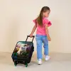 Fluffy Franky Kinderkoffer - Zwart klein -sfeer1