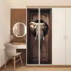 Olifant - Doorkijk - Deur - Houtlook deurposter klein -sfeer3