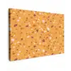 Terrazzo -  Patroon - Okergeel Tuinposter op houten frame 2 cm dik klein 845 -3d