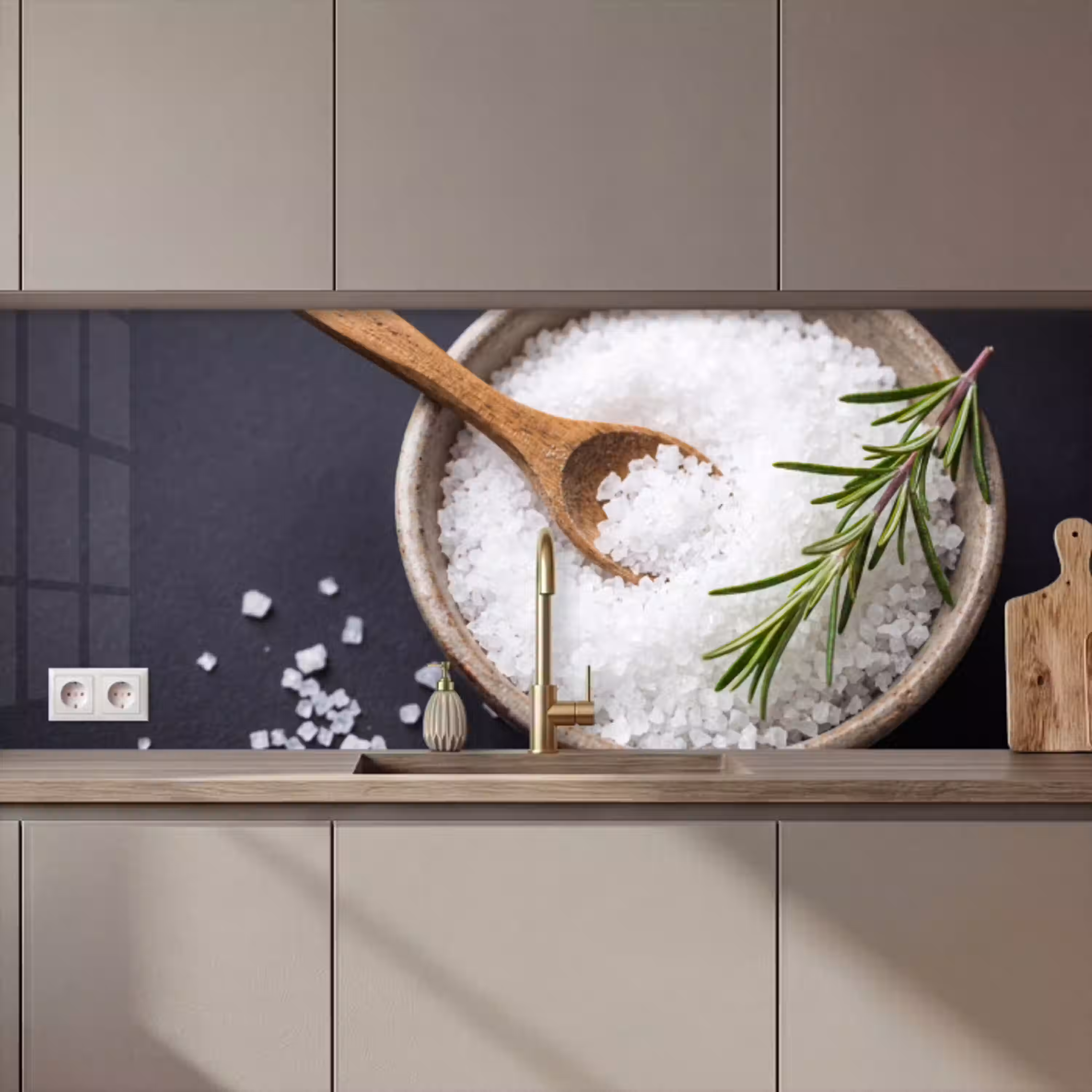 Zout - Kom - Eten keuken achterwand 2 middel zz_3dshopping