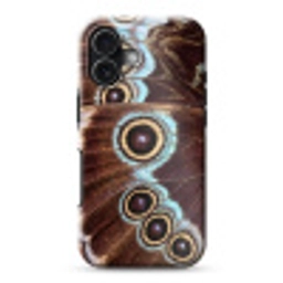 Vleugels - Vlinder - Blauw Toughcase MagSafe Apple iPhone 17 klein -3d