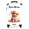 Popke puppy NBS - Handbagage koffer - Kinderen Unisex middel -productfoto_recht