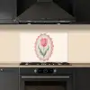 Tulp - Lijst - Ovaal - Illustratie keuken achterwand spatscherm klein -sfeer1
