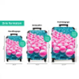 Strandballen - Roze - Water NBS - Handbagage koffer - Volwassenen Unisex middel zzzzzzVergelijking_3NL