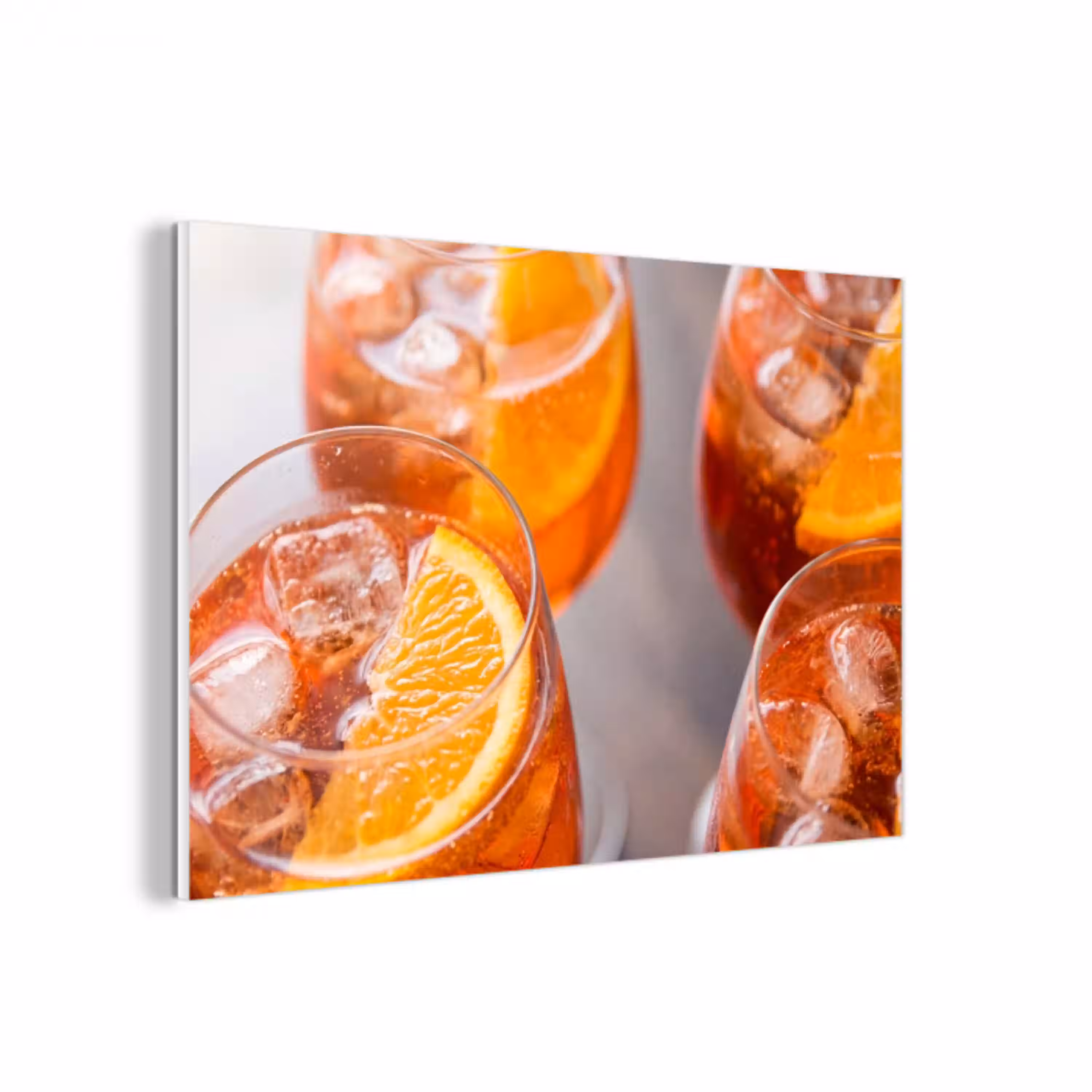 Drank - Sinaasappel - IJs - Zomer - Oranje forex 5mm xxl -3d