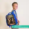 Bobby Bosboom Kinderrugzak - Blauw middel -sfeer3_NL