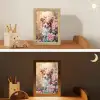 Hond - Bloemen - Roze Light Box met kabel klein -sfeer3_kind