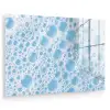 Schuim - Bubbels - Blauw plexiglas 5mm klein -zzzproduct_nieuw