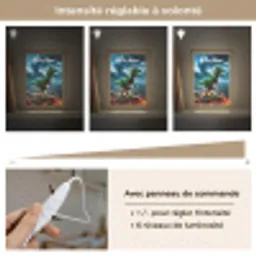 Dino - Lava - Groen - Jongens Light Box met kabel (Kinderlampje) klein -USP_dimbaarFR