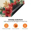 Kerst - Poinsettia - Omlijsting - Kleurrijk Inductie beschermer vinyl 3mm klein -zzzzzzz-td-onderkant